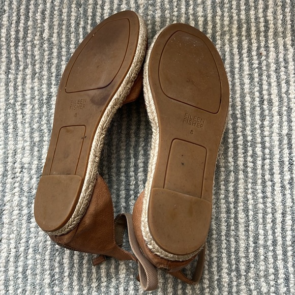 Eileen Fisher Espadrilles - Size 8 - Leather - GUC - Picture 6 of 6